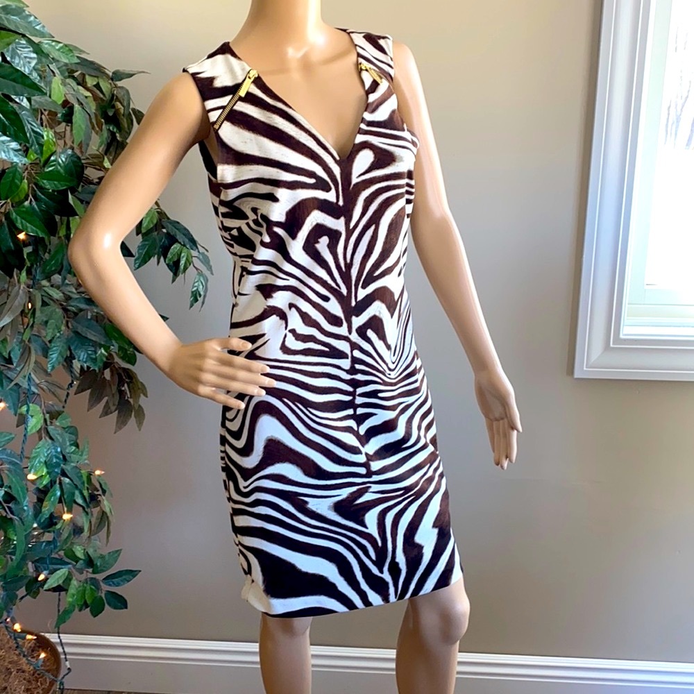 Michael Kors Animal Print Dress Size Medium